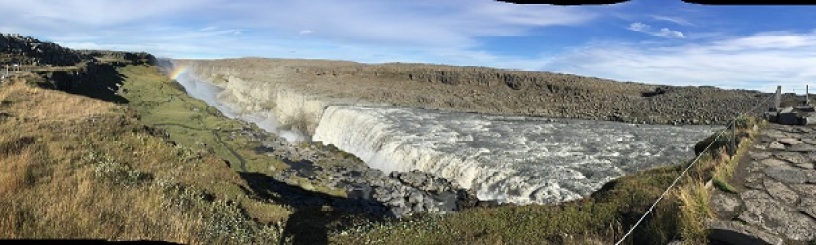 The most powerful waterfall in northern hemisphere