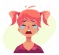 teen-girl-face-crying-facial-expression-cartoon-vector-illustrations-yellow-background-red-haired-emoji-79901552